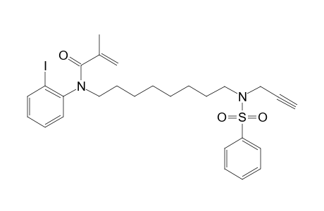 1-[N-(2-iodophenyl)-N-(1-oxo-2-methylenepropyl)amino]-8-[N'-(prop-2-ynyl)]octanesulfonamide