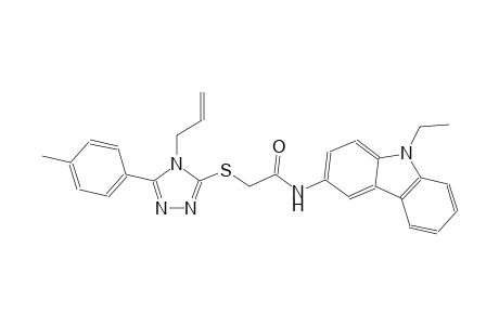 2-{[4-allyl-5-(4-methylphenyl)-4H-1,2,4-triazol-3-yl]sulfanyl}-N-(9-ethyl-9H-carbazol-3-yl)acetamide