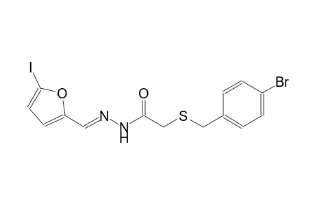 acetic acid, [[(4-bromophenyl)methyl]thio]-, 2-[(E)-(5-iodo-2-furanyl)methylidene]hydrazide