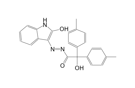 1H-indol-2-ol, 3-[(E)-[hydroxybis(4-methylphenyl)acetyl]azo]-