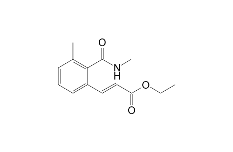 (E)-Ethyl 3-{3-methyl-2-(methylcarbamoyl)phenyl}acrylate