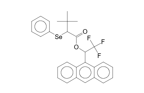 (1-anthracen-9-yl-2,2,2-trifluoroethyl) 3,3-dimethyl-2-phenylselanylbutanoate