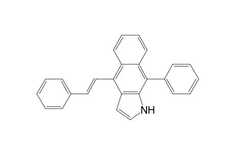 9-Phenyl-4-[(E)-2-phenylethenyl]-1H-benzo[f]indole