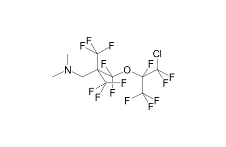 N,N-DIMETHYL-3,3-DIFLUORO-2,2-BIS(TRIFLUOROMETHYL)-3-BETA-CHLOROHEXAFLUOROISOPROPOXYPROPYLAMINE