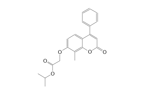 isopropyl [(8-methyl-2-oxo-4-phenyl-2H-chromen-7-yl)oxy]acetate