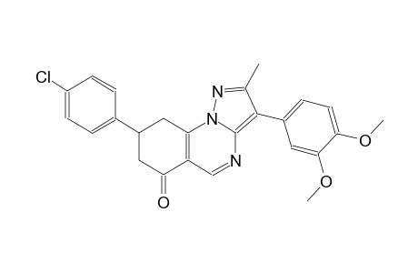 pyrazolo[1,5-a]quinazolin-6(7H)-one, 8-(4-chlorophenyl)-3-(3,4-dimethoxyphenyl)-8,9-dihydro-2-methyl-
