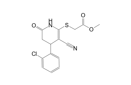 acetic acid, [[4-(2-chlorophenyl)-3-cyano-1,4,5,6-tetrahydro-6-oxo-2-pyridinyl]thio]-, methyl ester