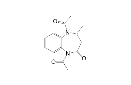 2H-1,5-benzodiazepin-2-one, 1,5-diacetyl-1,3,4,5-tetrahydro-4-methyl-