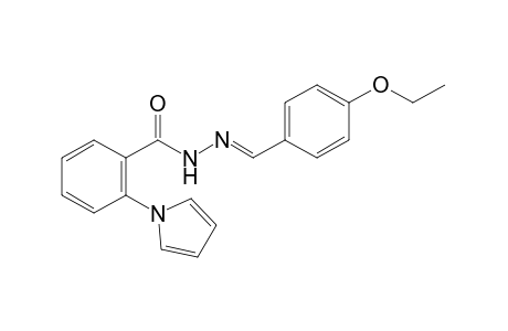 o-pyrrol-1-ylbenzoic acid, (p-ethoxybenzylidene)hydrazide