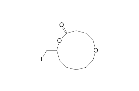 12-(iodanylmethyl)-1,6-dioxacyclododecan-2-one