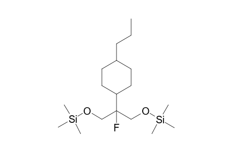 2-Fluoro-2-(4-propylcyclohexyl)-1,3-di(trimethylsilyloxy)propane