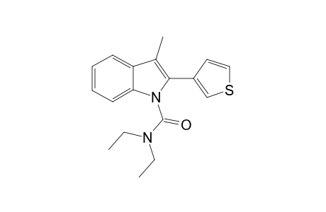 N,N-Diethyl-3-methyl-2-(thiophen-3-yl)-1H-indole-1-carboxamide