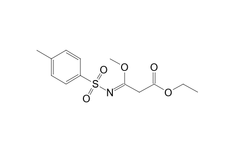 3-Methoxy-3-(toluene-4-sulfonylimino)-propionic acid ethyl ester