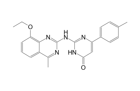 4(3H)-pyrimidinone, 2-[(8-ethoxy-4-methyl-2-quinazolinyl)amino]-6-(4-methylphenyl)-