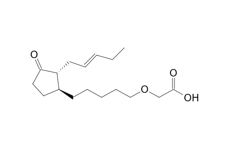 [5-(3-oxo-2-pent-2-enylcyclopentyl)pentyloxy]acetic acid
