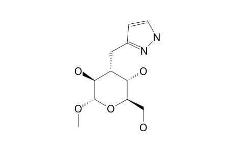 3-(5)-(METHYL-3-DEOXY-ALPHA-D-ALTROPYRANOSID-3-YLMETHYL)-1-H-(2-H)-PYRAZOLE