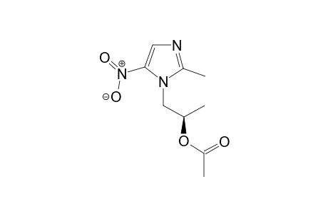 (-)-(R)-Acetic acid 1-methyl-2-(2-methyl-5-nitro-imidazol-1-yl)ethyl ester