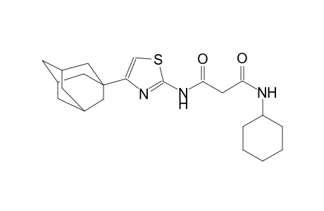 N~1~-[4-(1-adamantyl)-1,3-thiazol-2-yl]-N~3~-cyclohexylmalonamide