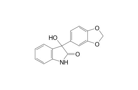 2H-Indol-2-one, 3-(1,3-benzodioxol-5-yl)-1,3-dihydro-3-hydroxy-