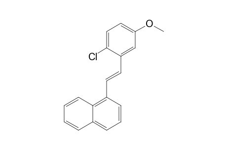 (E)-1-(2-Chloro-5-methoxyphenyl)-2-(naphthyl)ethene