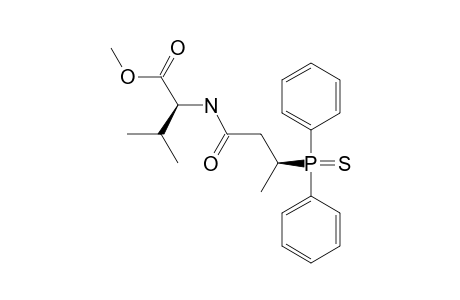 (2-S,3'-S)-2-(3'-DIPHENYLPHOSPHINOTHIOYL-3'-METHYL)-PROPANAMIDO-2-ISOPROPYLETHANOIC_ACID_METHYLESTER