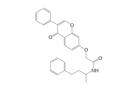 acetamide, N-(1-methyl-3-phenylpropyl)-2-[(4-oxo-3-phenyl-4H-1-benzopyran-7-yl)oxy]-