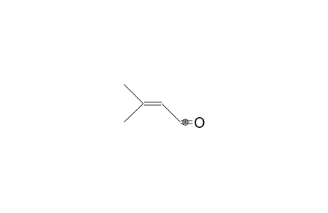 3-Methyl-but-2-enoyl cation