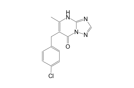 6-[(4-chlorophenyl)methyl]-5-methyl-4H,7H-[1,2,4]triazolo[1,5-a]pyrimidin-7-one