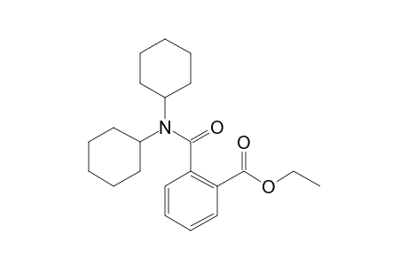 Phthalic acid, monoamide, N,N-dicyclohexyl-, ethyl ester