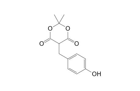5-(4-Hydroxybenzyl)-2,2-dimethyl-1,3-dioxane-4,6-dione