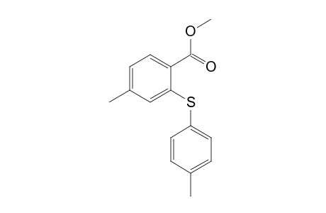 Methyl 4-methyl-2-(p-tolylsulfanyl)benzoate