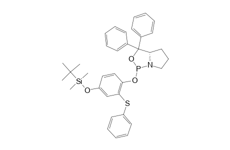 (3aS)-1-[4-(tert-Butyldimethylsilyloxy)-2-phenylsulfanylphenoxy]-3,3-diphenyltetrahydro-2-oxa-6a-aza-1-phosphapentalene