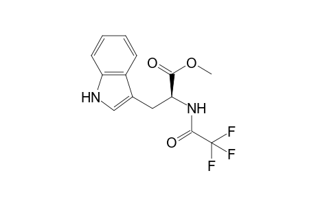 Methyl (2S)-3-(1H-indol-3-yl)-2-[(2,2,2-trifluoroacetyl)amino]propanoate