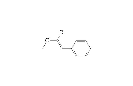 Benzene, (2-chloro-2-methoxyethenyl)-