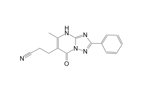 [1,2,4]triazolo[1,5-a]pyrimidine-6-propanenitrile, 4,7-dihydro-5-methyl-7-oxo-2-phenyl-