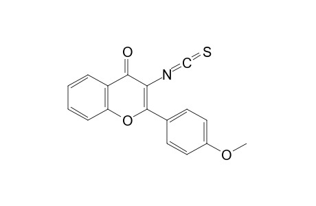 isothiocyanic acid, 2-(p-methoxyphenyl)-4-oxo-4H-1-benzopyran-3-yl ester