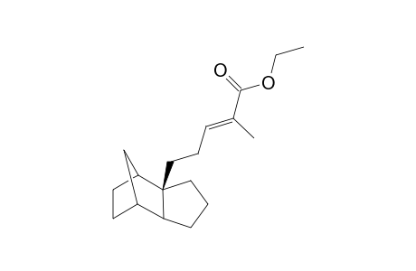 Ethyl-(E)-2-methyl-(2R)-5-tricyclo[5.2.1.0(2',6')]dec-2'-yl-2-pentenoate