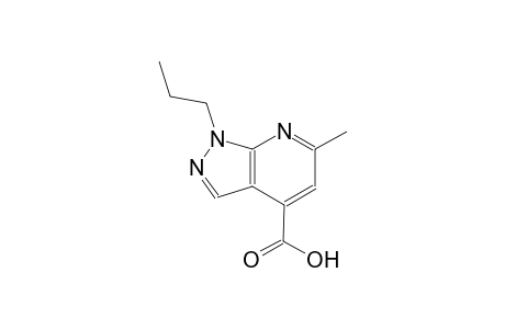 1H-pyrazolo[3,4-b]pyridine-4-carboxylic acid, 6-methyl-1-propyl-