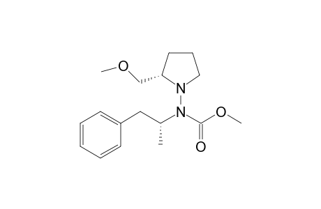 (2S,2''R)-1-[N-Methoxycarbonyl-N-(1-methyl-2-phenylethyl)amino]-2-(methoxymethyl)pyrrolidine