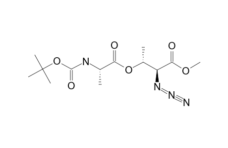 METHYL-(2S,3R,2'S)-2-AZIDO-3-(N-BOC-ALANYLOXY)-BUTANOATE