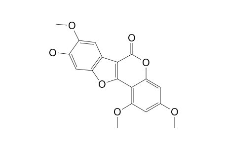 4,2'-EPOXY-4'-HYDROXY-5,7,5'-TRIMETHOXY-3-PHENYLCOUMARIN