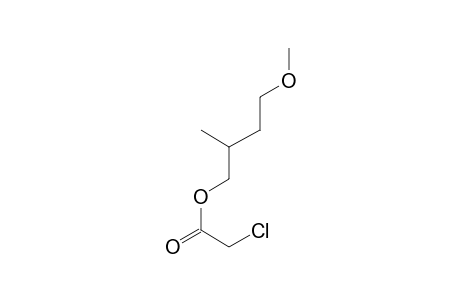 Chloroacetic acid, 4-methoxy-2-methylbutyl ester