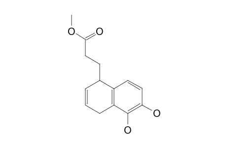 5-Methoxycarbonylethyl-1,2-dihydroxy-5,8-dihydronaphthalene