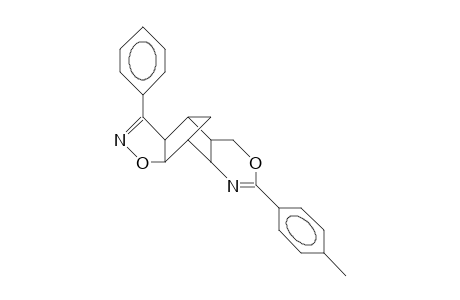 2-P-Tolyl-5,8-methano-4aS, 5,6R,7R,8,8aR-hexahydro-4H-3,1-benzoxazino(6,7-D)-phenylisoxazoline