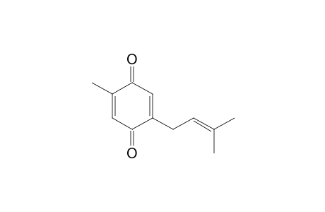 2-methyl-5-(3-methylbut-2-en-1-yl)cyclohexa-2,5-diene-1,4-dione