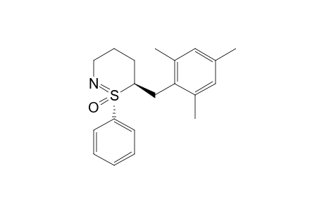 (+)-(1S,6S)-6-(2,4,6-Trimethylbenzyl)-1-phenyl-3,4,5,6-tetrahydro[1,2]thiazin-1-oxide