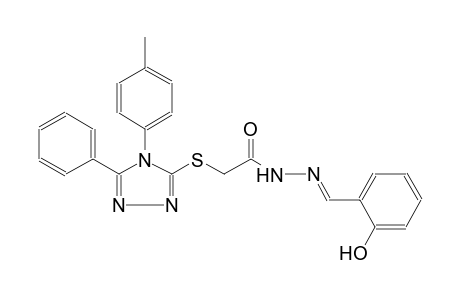 acetic acid, [[4-(4-methylphenyl)-5-phenyl-4H-1,2,4-triazol-3-yl]thio]-, 2-[(E)-(2-hydroxyphenyl)methylidene]hydrazide