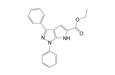 Ethyl 1,3-diphenyl-1,6-dihydropyrrolo[2,3-c]pyrazole-5-carboxylate