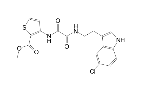 2-thiophenecarboxylic acid, 3-[[2-[[2-(5-chloro-1H-indol-3-yl)ethyl]amino]-1,2-dioxoethyl]amino]-, methyl ester
