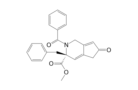 2-Benzoyl-3-benzyl-6-oxo-2,3,5,6-tetrahydro-1H-[2]pyrindine-3-carboxylic acid methyl ester
